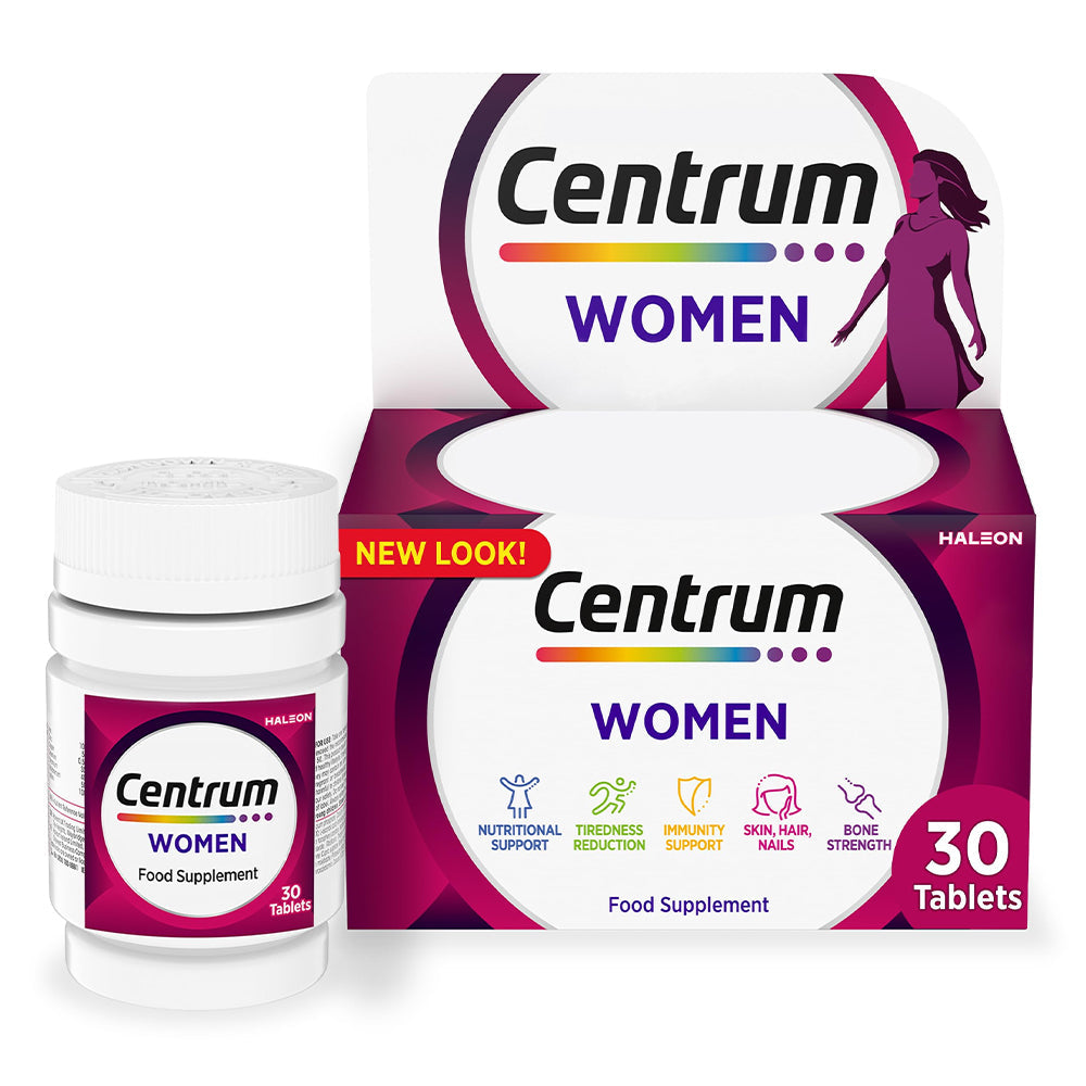 Centrum Women Multivitamin – 30 & 100 Tablets Tailored for Women’s Health
