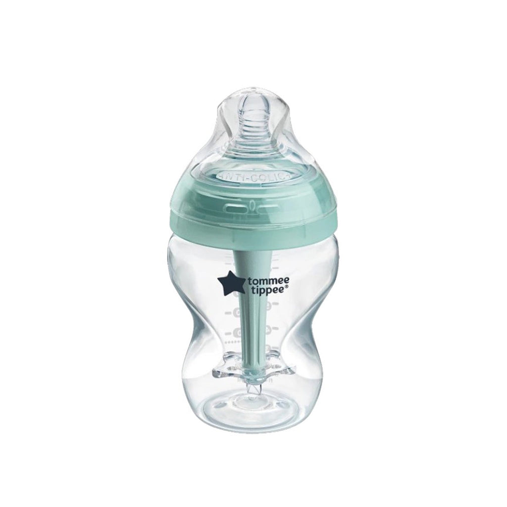 Tommee Tippee Closer To Nature Advanced Anti-Colic Baby Bottle, Slow Flow, 260ml (9oz), BPA-Free