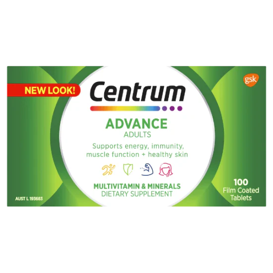 Centrum Adults Multivitamin 100 Tablets – Complete Daily Nutrition