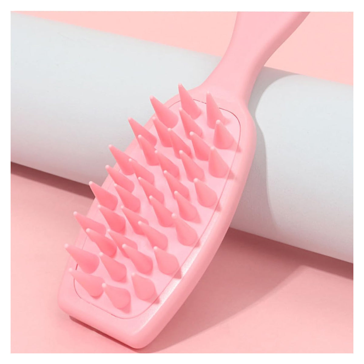 Shi Curly Hair Silicone Scalp Massager and Exfoliating Shampoo Brush