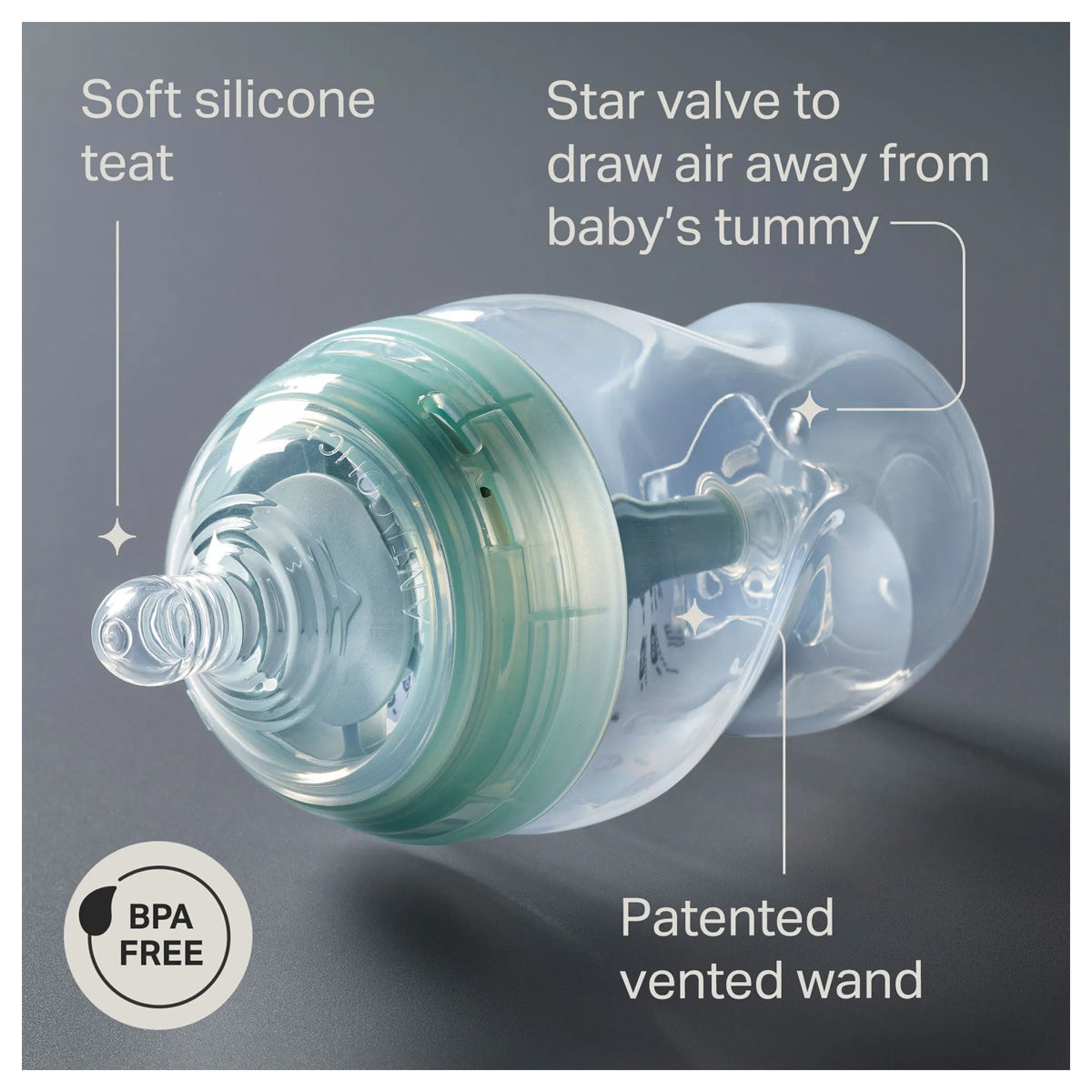 Tommee Tippee Natural Start Anti-Colic Baby Bottle Starter Kit - Pink