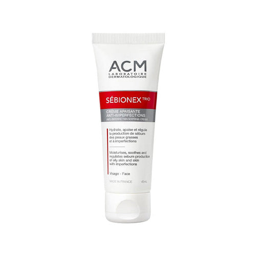 ACM Sebionex Salicylic Acid AHA Niacinamide Anti Acne Soothing Cream 40ml Health Boutique
