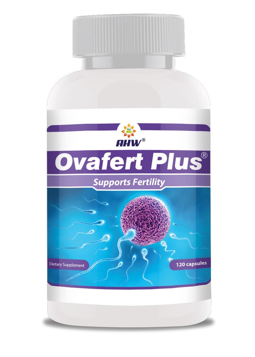 AHW Ovafert Plus fertility support hormonal balance reproductive wellness capsules 120 Health Boutique