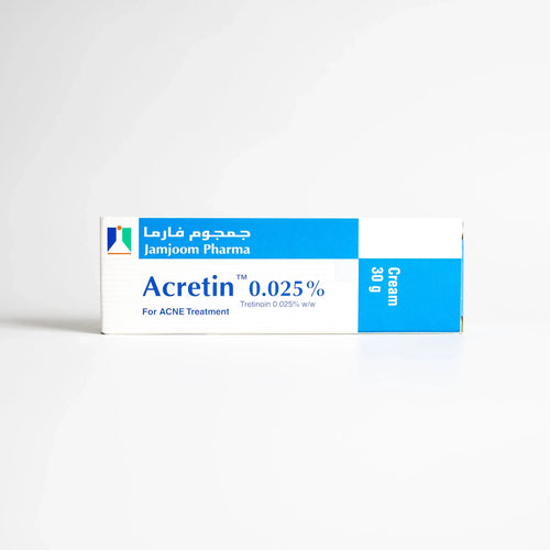 Acretin 0.025 percent cream 30 g tretinoin topical retinoid acne treatment skin renewal