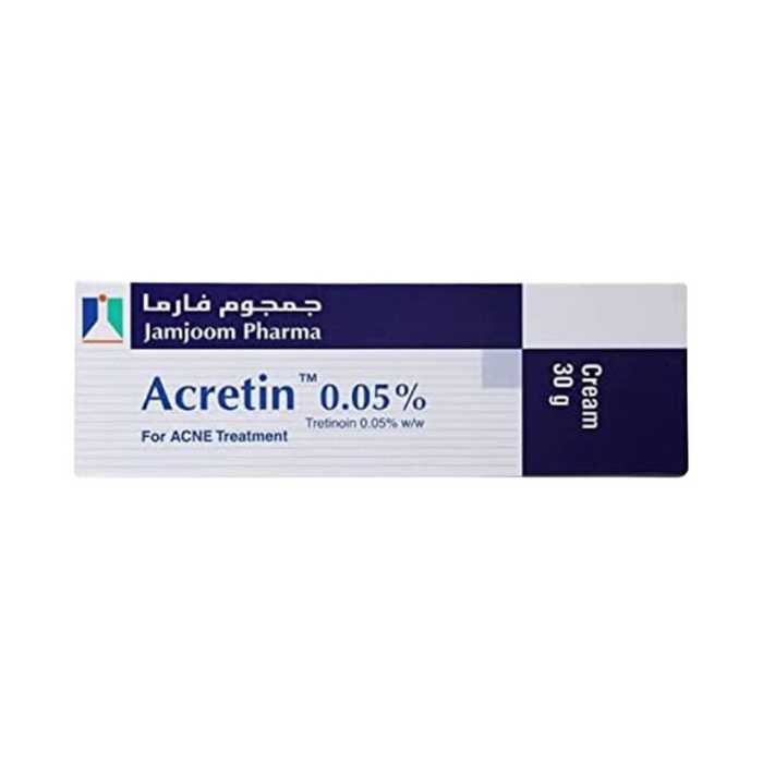 Acretin 0.05 percent cream 30 g tretinoin topical retinoid acne treatment skin renewal