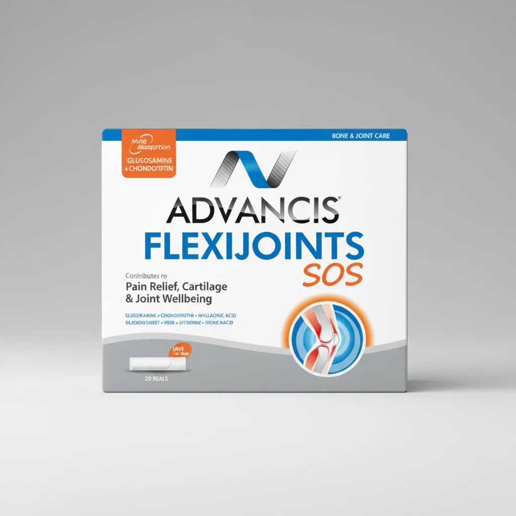 Advancis Flexijoints SOS joint support mobility cartilage flexibility vials 30 Health Boutique