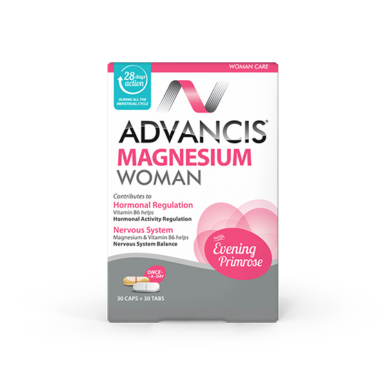 Advancis Magnesium Woman hormonal balance PMS support mood relaxation women supplements Health Boutique