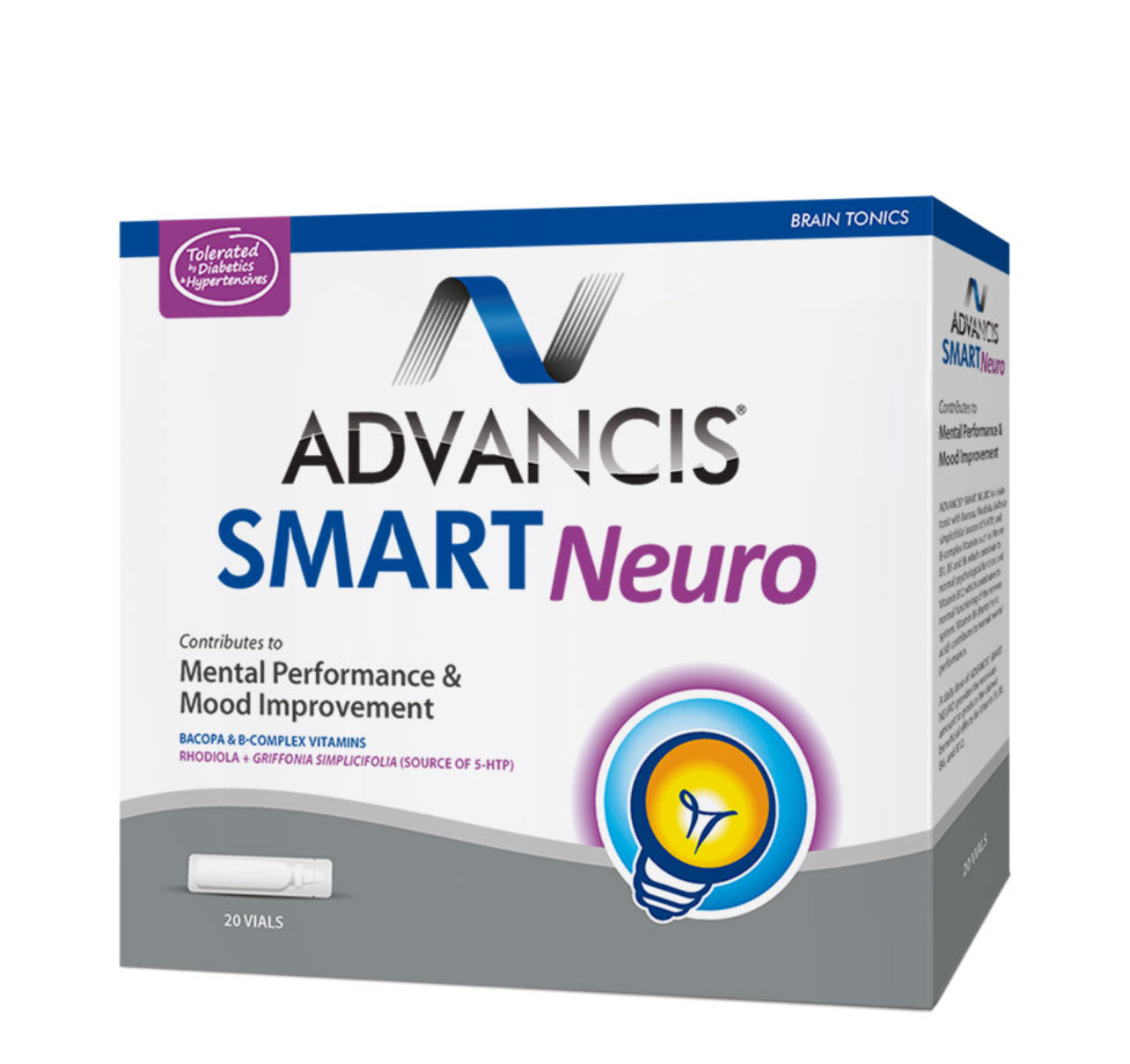 Advancis Smart Neuro brain mood support stress balance vials cognitive function Health Boutique
