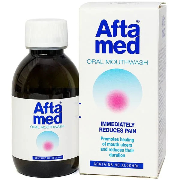 Aftamed hyaluronic acid sodium salt mouthwash 150ml oral rinse Health Boutique