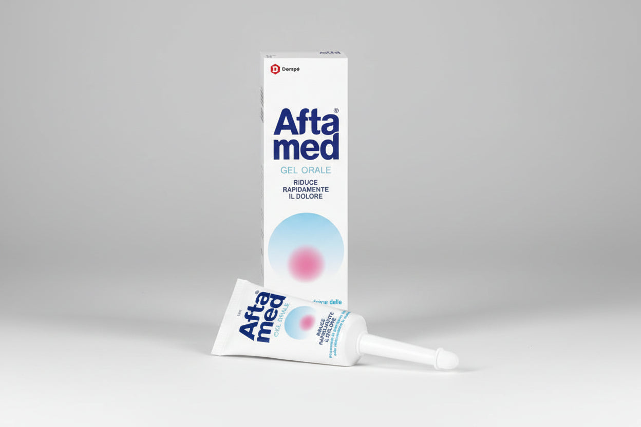 Aftamed oral gel 15ml hyaluronic acid mouth ulcers canker sores gum irritation relief healing oral lesions treatment Health Boutique
