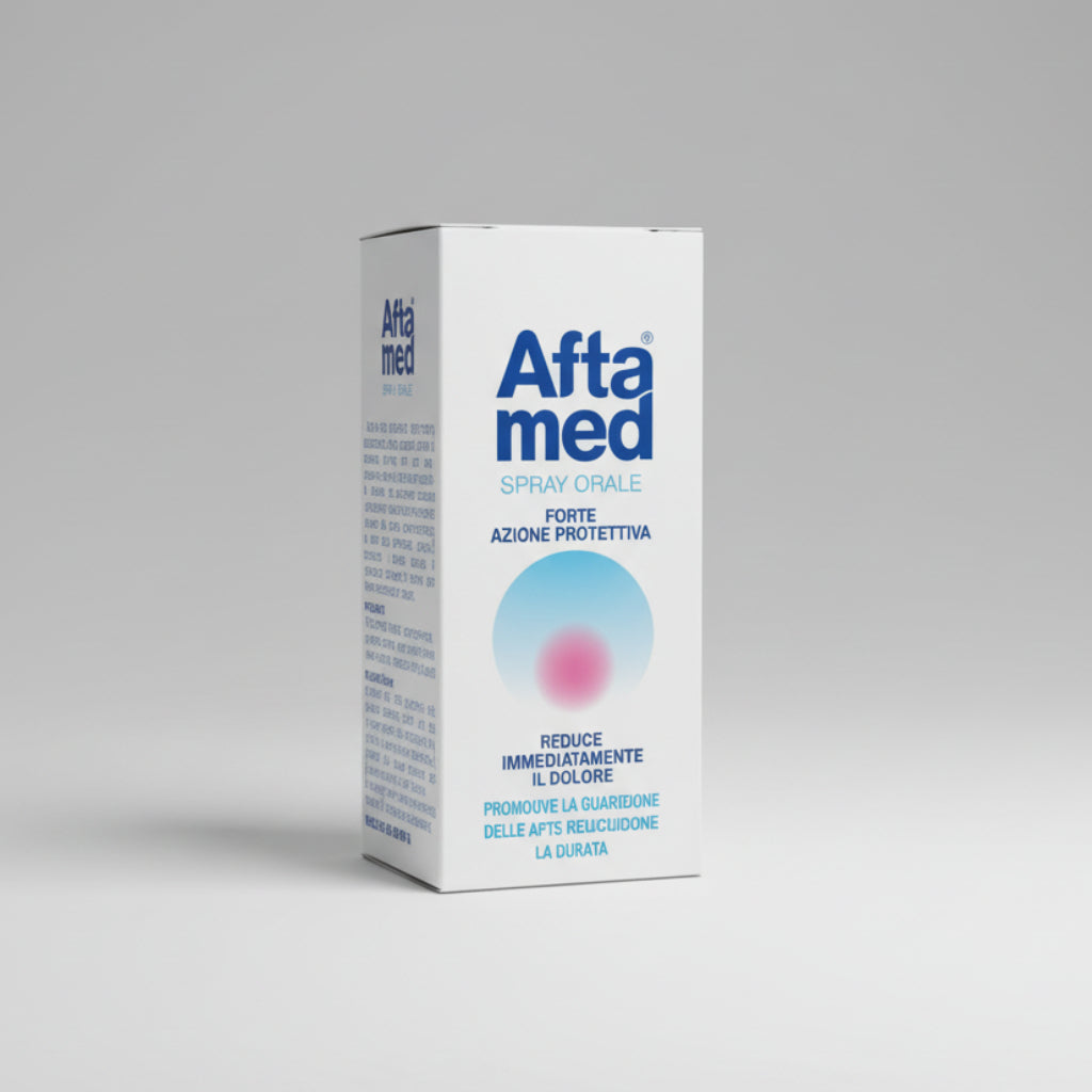 Aftamed oral spray 20ml mouth ulcer treatment canker sore relief hyaluronic acid oral care spray aphthous ulcers healing mouth pain relief Health Boutique