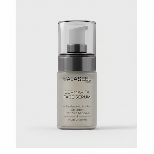 Alaseel Dermavita facial serum hyaluronic acid collagen dead sea minerals anti aging skin care Health Boutique