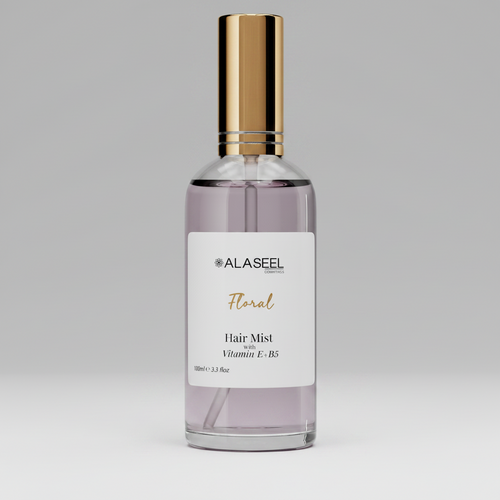 Alaseel Floral Hair Perfume mist with amber cedarwood sandalwood red berries and orange fragrance Health Boutique