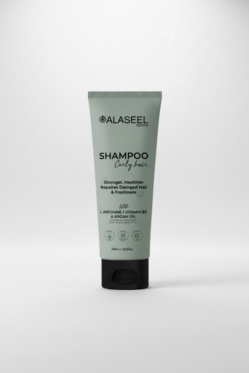 Alaseel L-Arginine Curly Hair Shampoo for defined curls frizz control and scalp health Health Boutique