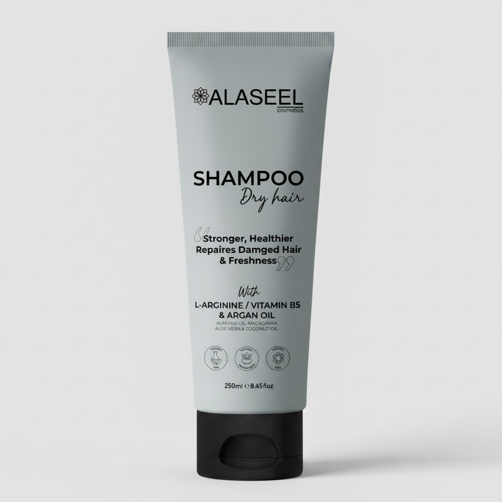 Alaseel L-Arginine Nourishing Shampoo for dry hair hydration frizz control and scalp care Health Boutique