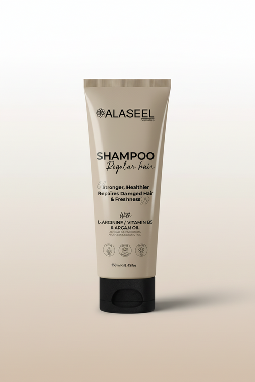 Alaseel L-Arginine Nourishing Shampoo for normal hair care 400ml shine and balance Health Boutique