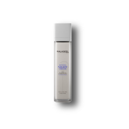 Alaseel retinol night cream anti aging skin repair hydration treatment Health Boutique