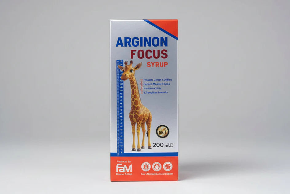 Arginon Focus syrup 200 ml cognitive support nutritional supplement