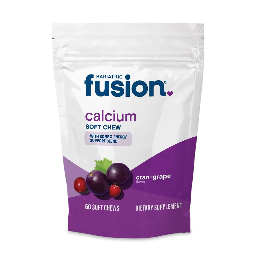 Bariatric Fusion Cran-Grape Bariatric Calcium Citrate Soft Chews bone health support 60 soft chews Health Boutique