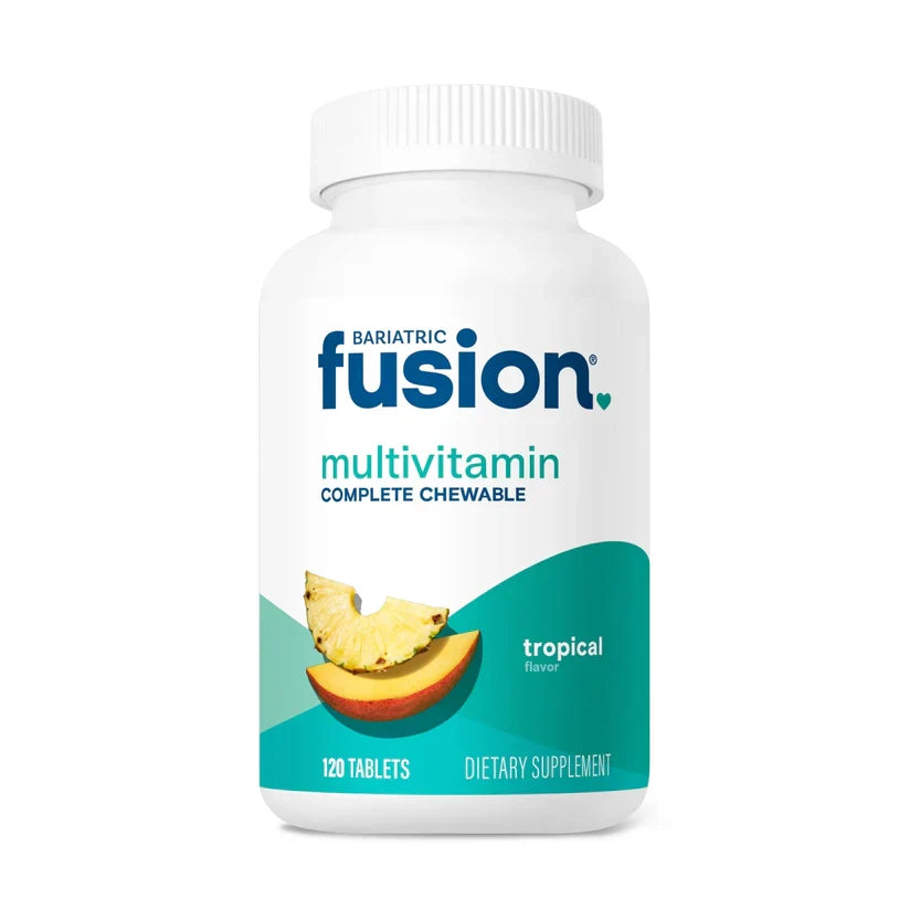 Bariatric Fusion Tropical Complete Chewable Multivitamin comprehensive bariatric nutrition 120 tablets Health Boutique