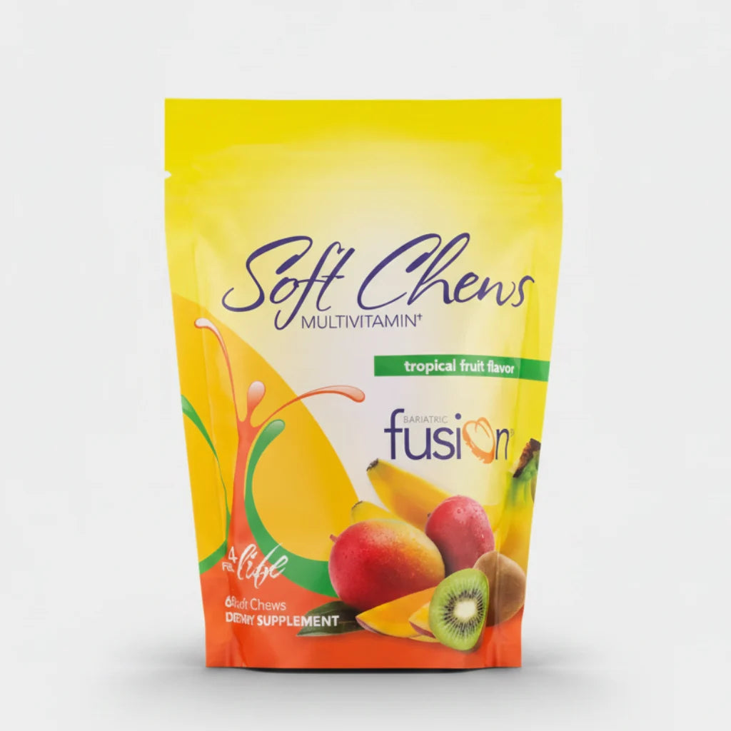 Bariatric Fusion Tropical Fruit Bariatric Multivitamin Soft Chews daily nutrition 60 soft chews Health Boutique