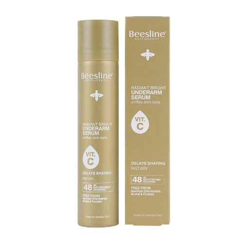 Beesline underarm serum hair growth delay whitening deodorant 48hr protection Health Boutique