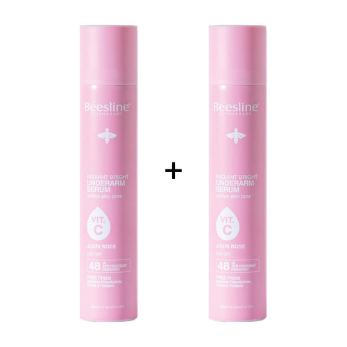 Beesline Jouri Rose underarm serum brightening deodorant 48hr protection Health Boutique