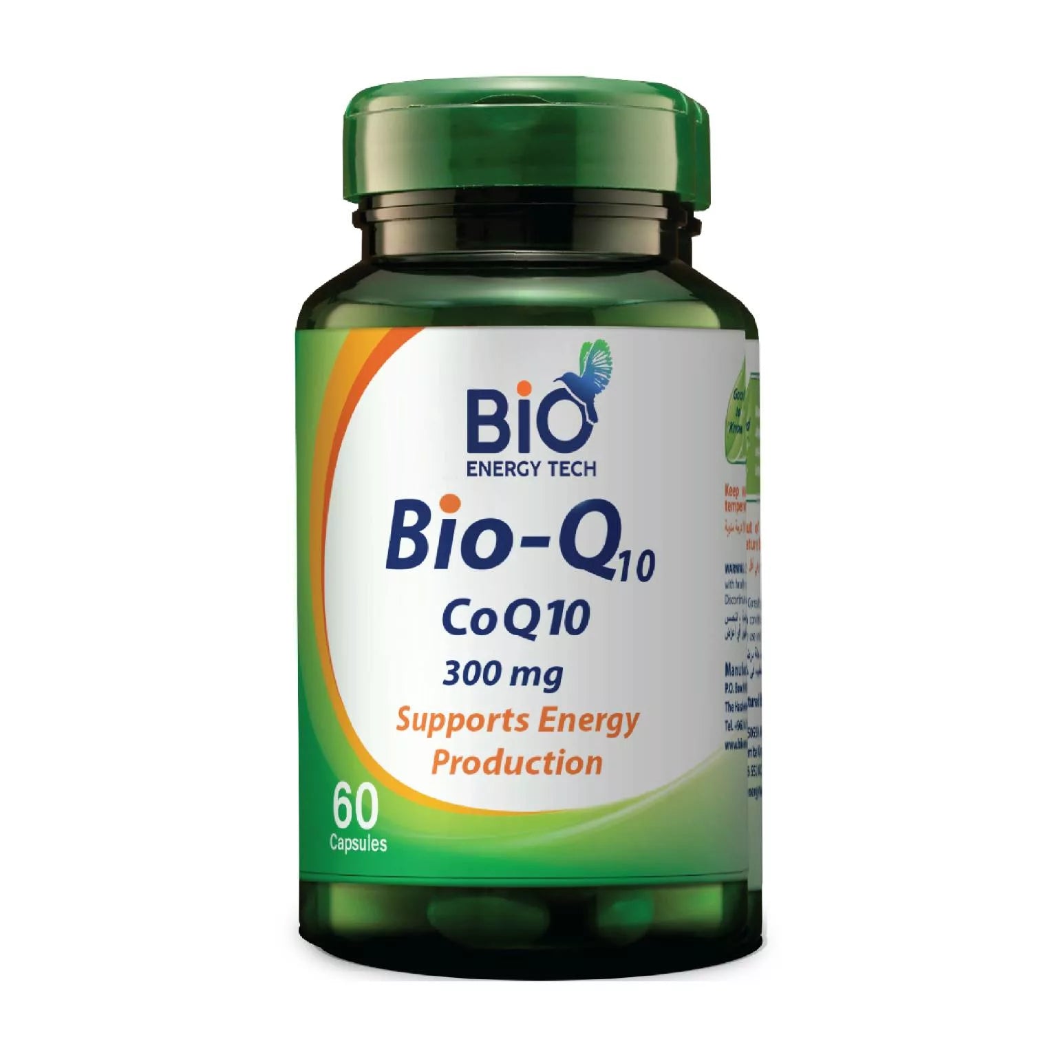 Bio Energy Bio-Q10 Coenzyme Q10 300 mg heart energy support 60 capsules Health Boutique