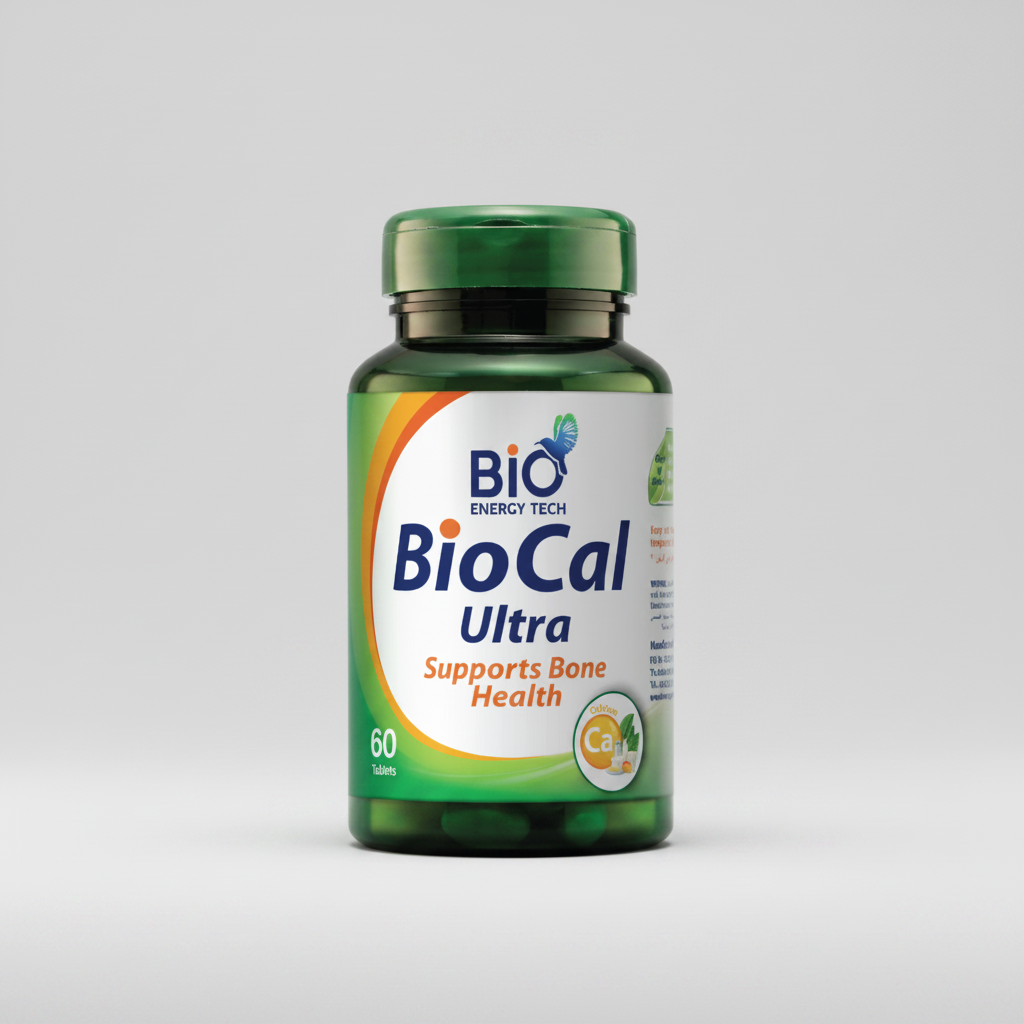 Bio Energy Bio Cal Ultra chelated calcium magnesium vitamin D3 60 tablets Health Boutique