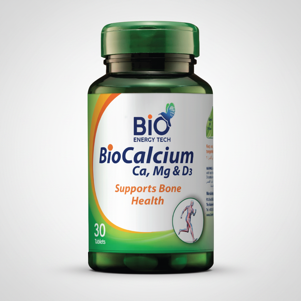 Bio Energy Bio Calcium calcium magnesium vitamin D3 bone health 30 tablets Health Boutique