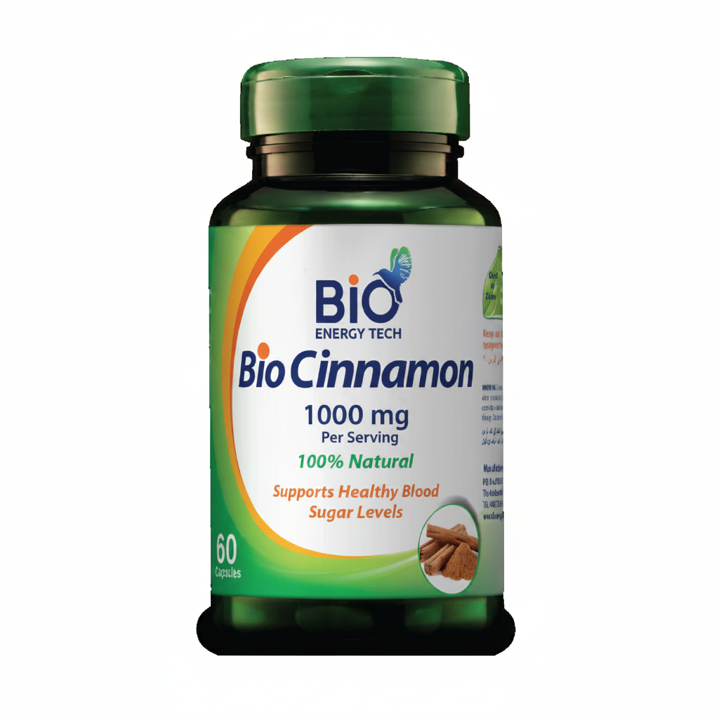 Bio Energy Cinnamon Loureiroi 500 mg 60 capsules metabolic wellness supplement Health Boutique
