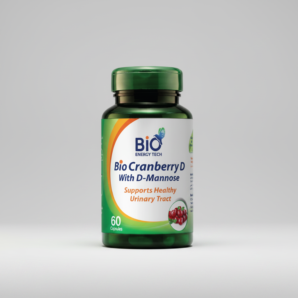 Bio Energy Bio Cranberry D-Mannose urinary tract health support 60 capsules Health Boutique
