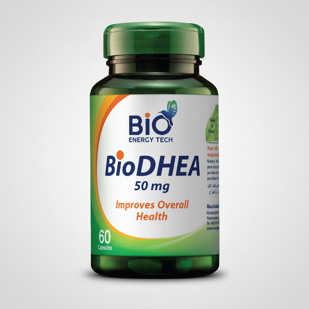 Bio Energy Bio DHEA 50 mg hormonal balance energy support 60 capsules Health Boutique