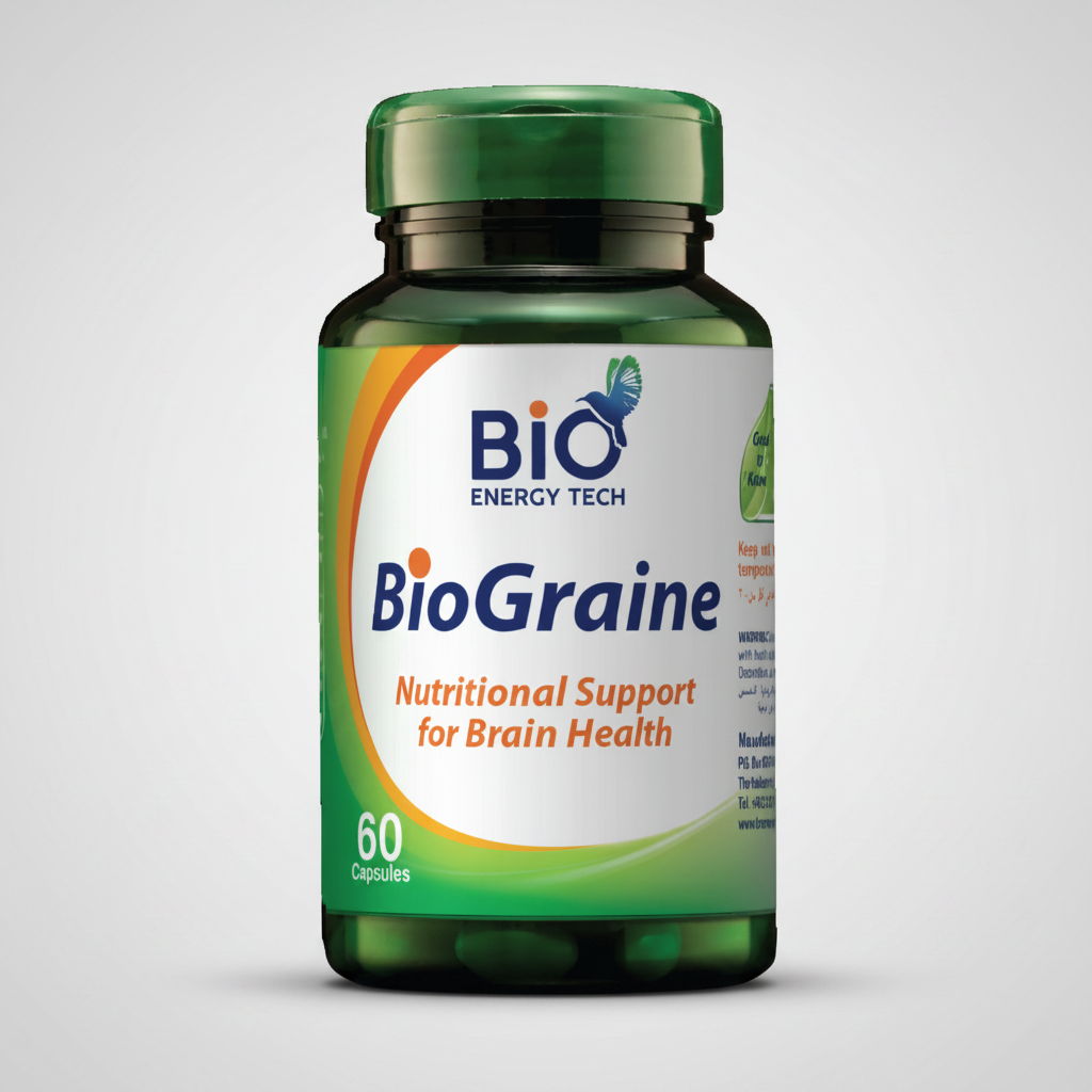 Bio Energy Bio Graine brain and nervous system support 60 capsules Health Boutique