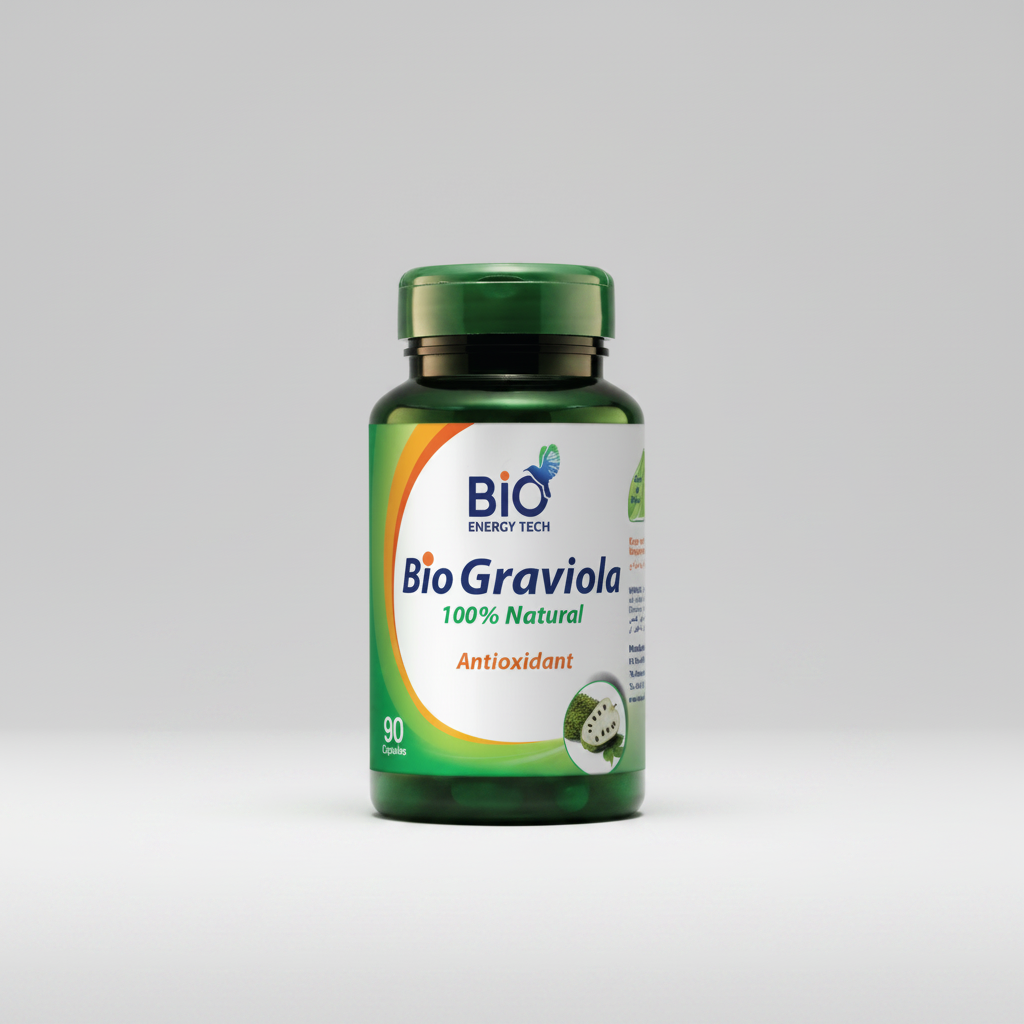Bio Energy Bio Graviola Leaf 500 mg 90 capsules antioxidant and immune support Health Boutique