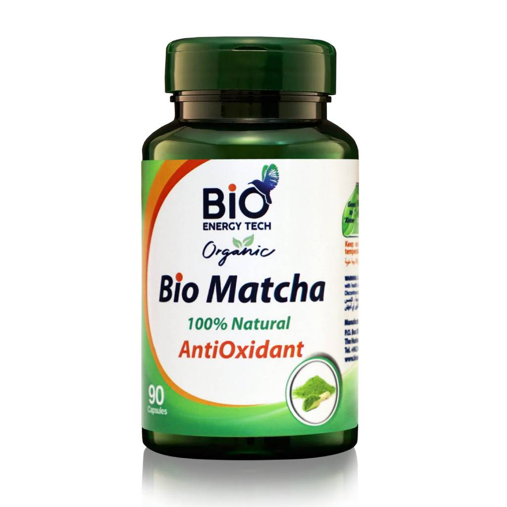 Bio Energy Bio Matcha organic green tea antioxidant weight management 90 capsules Health Boutique