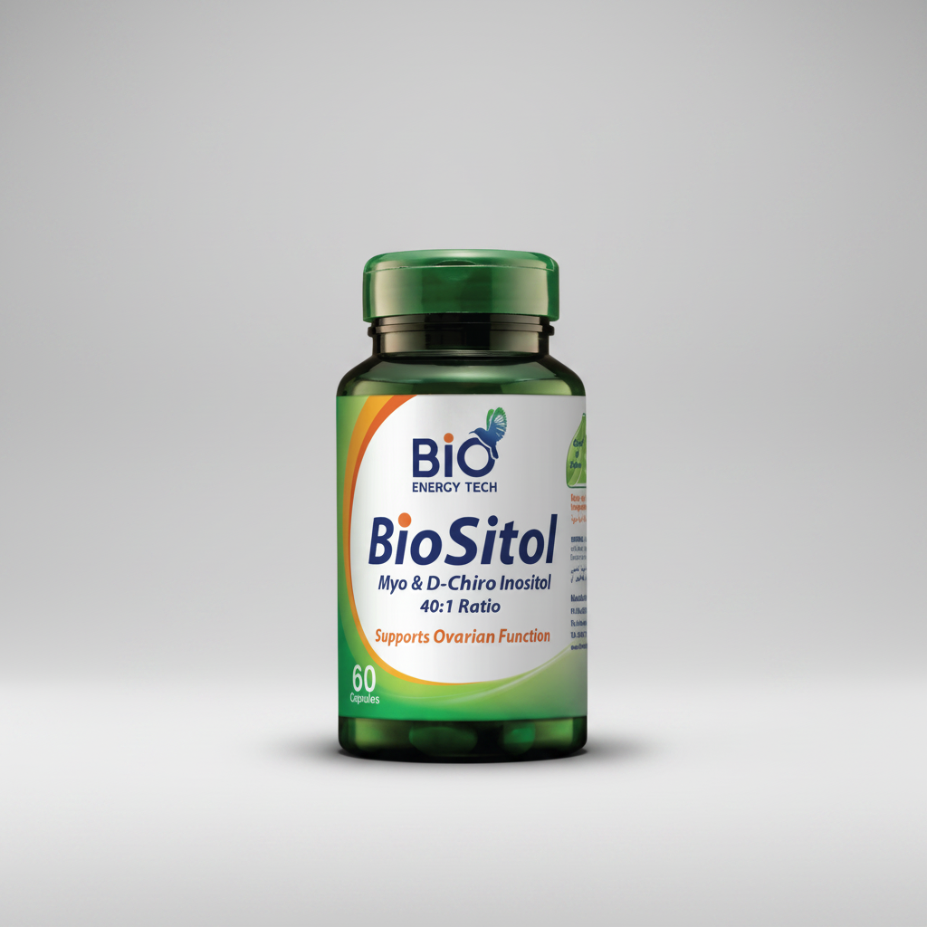 Bio Energy Bio Sitol Myo-Inositol D-Chiro-Inositol PCOS support 60 capsules Health Boutique