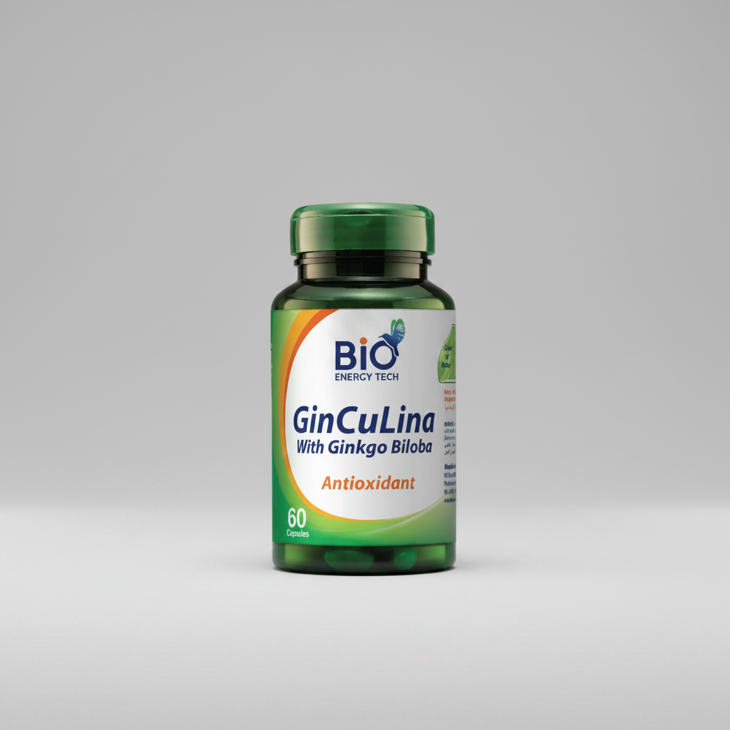 Bio Energy GinCuLina brain function circulation support 60 capsules Health Boutique