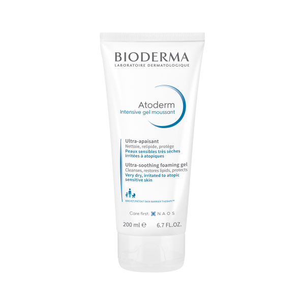 Bioderma Atoderm Intensive Cleansing Foaming Gel 200ml sensitive atopic skin cleanser Health Boutique