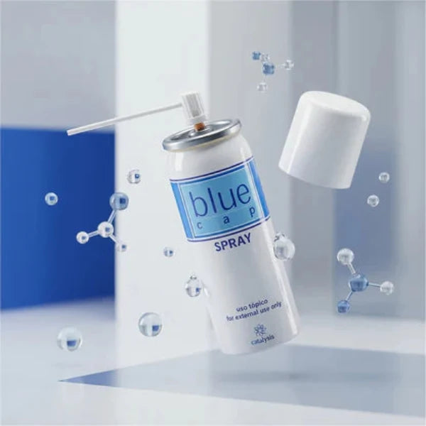 Blue Cap Spray 100ml soothing skin and scalp spray with vitamin E Health Boutique