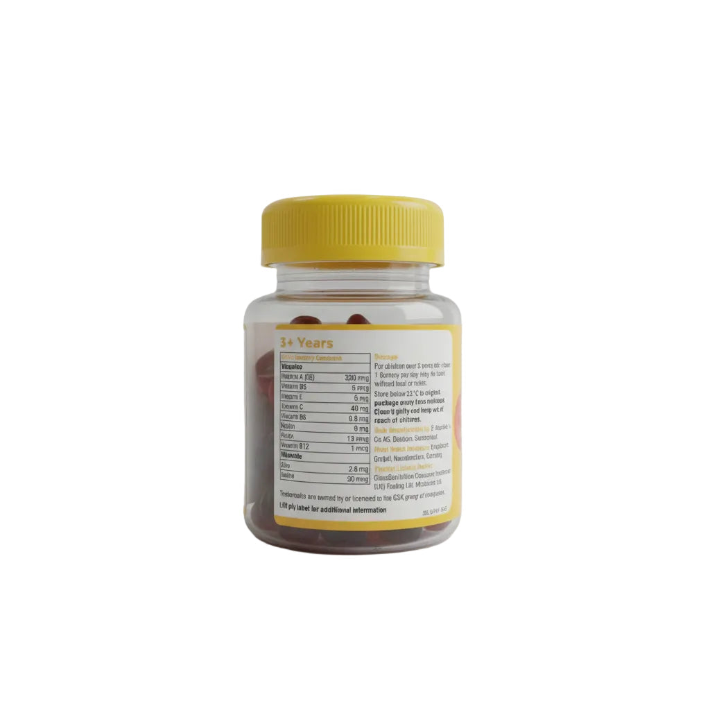 Centrum Kids 30 Gummies ingredients - Jordan– cherry, orange, strawberry, raspberry multivitamin gummies for children, immunity and growth support.