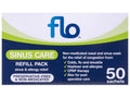 Flo Sinus Care 50 refill sachets for nasal irrigation and sinus cleansing