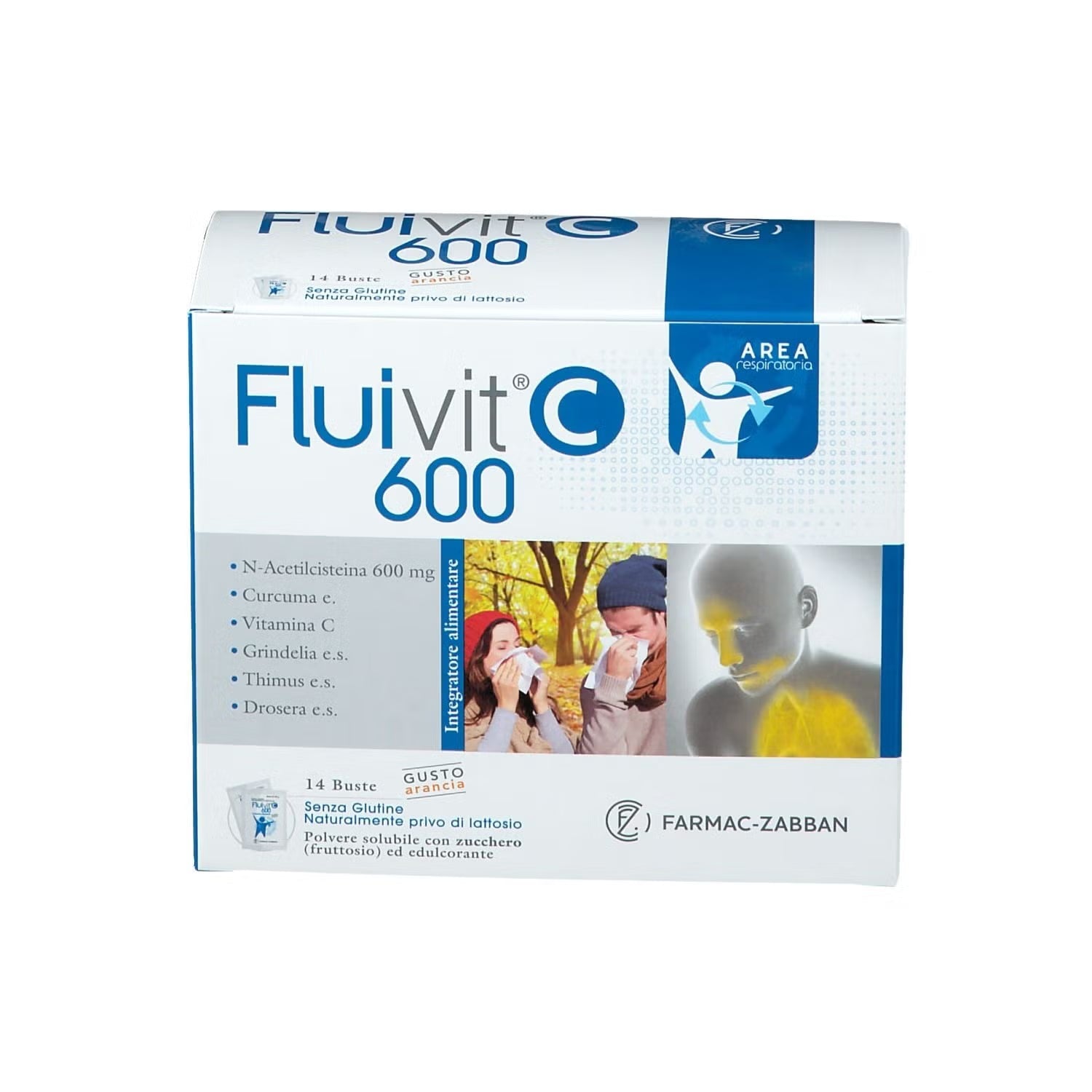 Fluivit C 600 sachets NAC 600mg vitamin C herbal respiratory support mucus relief Health Boutique