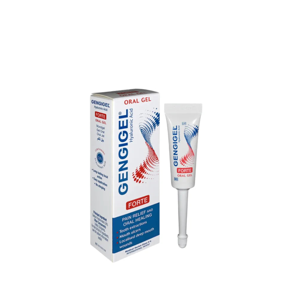 Gengigel Forte gel 0.8% 8 ml hyaluronic acid intensive oral gum care gel