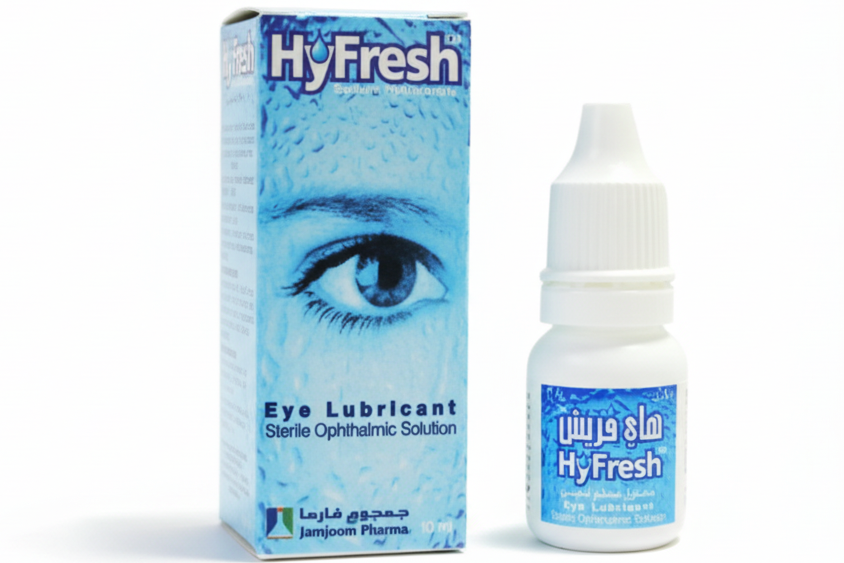 Hyfresh 2 mg per ml eye drops 10 ml sodium hyaluronate lubricating dry eye relief drops