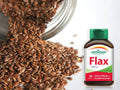 Jamieson flax 1000 mg organic flaxseed oil softgels plant omega 3 ALA heart skin support supplement 60 softgels Health Boutique