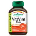 Jamieson vita vim basic multivitamin caplets daily vitamins minerals energy immunity support 90 tablets Health Boutique