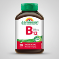 Jamieson vitamin B12 250mcg supplement energy nerve red blood cell support tablets Health Boutique