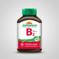 Jamieson vitamin B2 riboflavin 100 mg supplement energy metabolism skin eye health antioxidant support Health Boutique