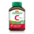 Jamieson vitamin C 500mg timed release capsules immune support antioxidant collagen supplement Health Boutique